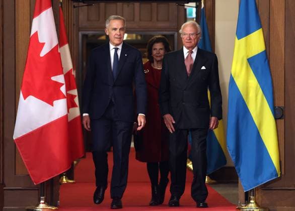 King Carl Gustaf and Queen Silvia of Sweden visit Ottawa, Canada