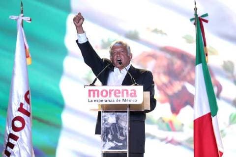 Mexico, campaign Andres Manuel Lopez Obrador