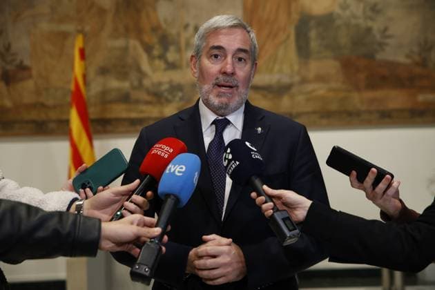 Spain, Canary Islands President Fernando Clavijo does not want MS Hondius to dock - Stock photos