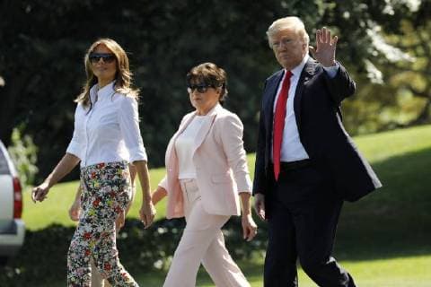 Melanie Trump mourns the death of her mother Amalija Knavs