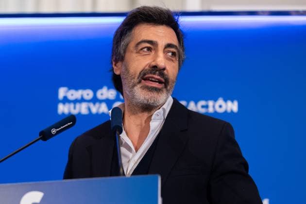 Juan del Val press conference on Planeta Literature Prize in Madrid