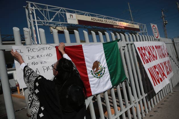 Mexico, farmer protest in Chihuahua