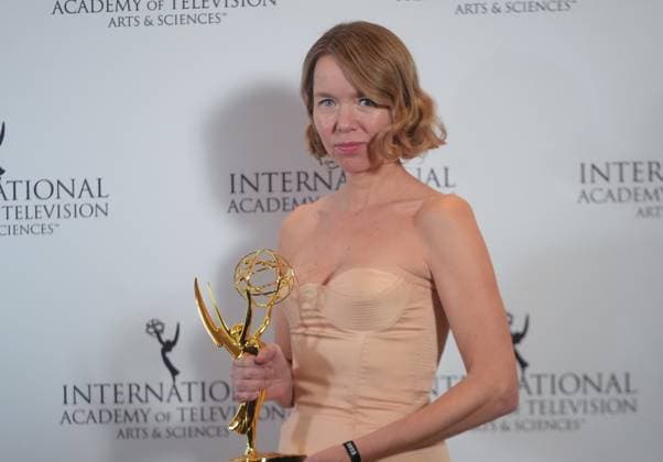 International Emmy Awards in New York City, Best Actress Anna Maxwell