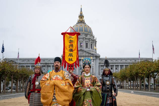 USA, Hanfu Parade in San Francisco