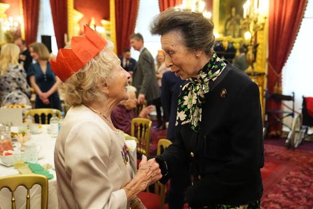 Princess Anne receives Not Forgotten Association at St Jamess Palace in London