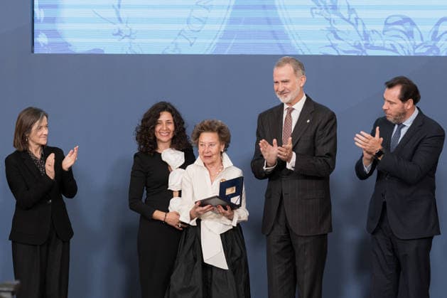 King Felipe at the award ceremony in Madrid