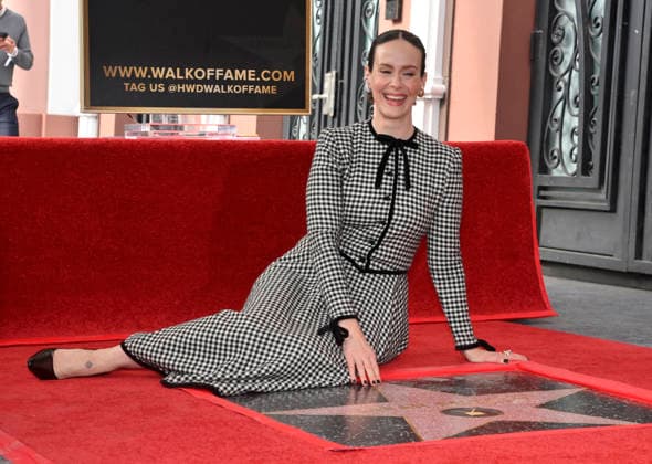 Sarah Paulson receives star on the Hollywood Walk of Fame in Los Angeles