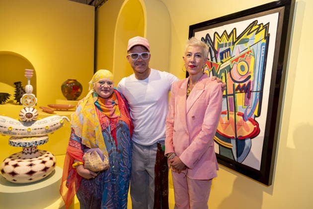 Robbie Williams opens Design Miami