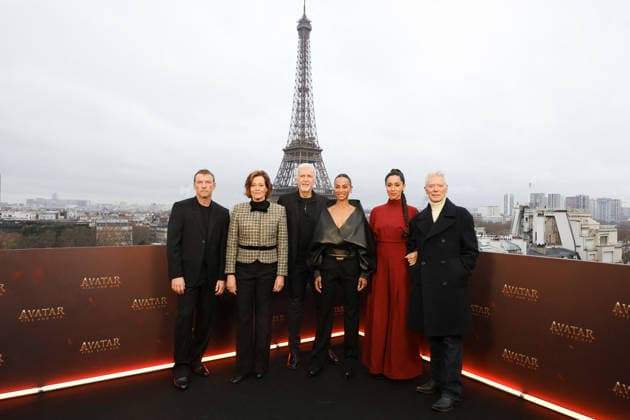 Avatar Fire and Ash Photocall in Paris
