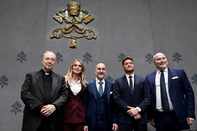Press conference on the concert for the poor with Michael Buble at the Vatican