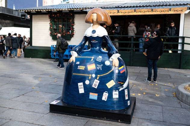 Spain, Meninas Madrid Gallery shows art installation Las Meninas in Madrid