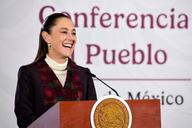 Mexico City, Claudia Sheinbaum gives press conference