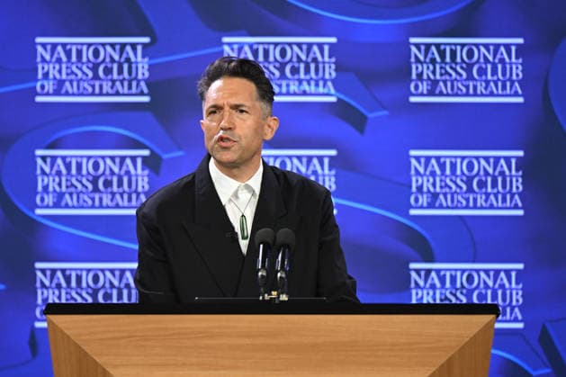 Australia, Ben Shewry speaks at the National Press Club in Canberra