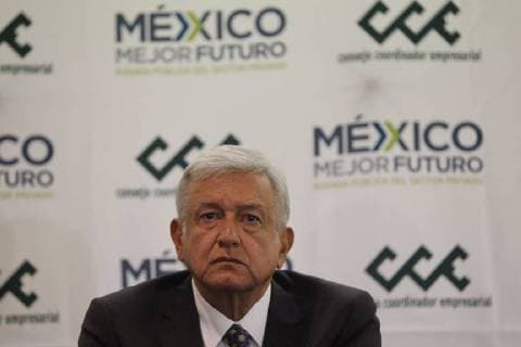 Mexico, Andres Manuel Lopez Obrador PK in Mexico City