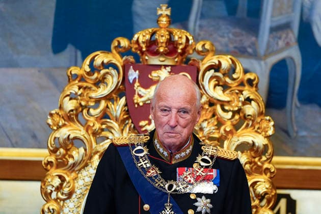 Royals: King Harald V of Norway in hospital, archive photos