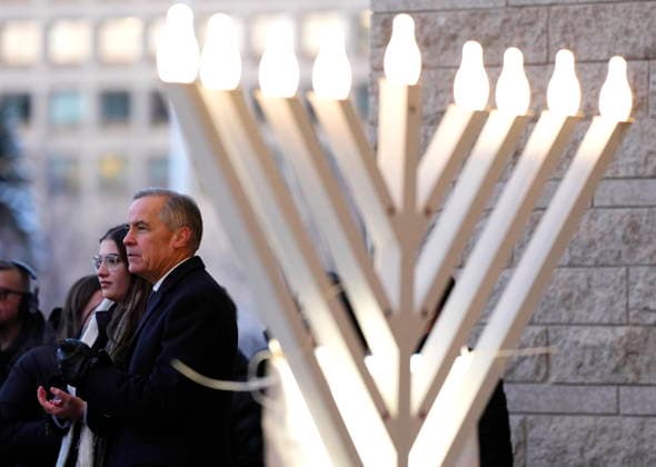 Canada, Mark Carney takes part in Hanukkah celebration in Ottawa