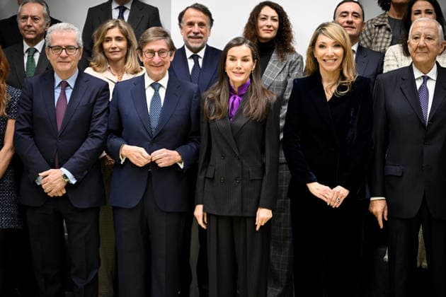 Spain, Queen Letizia chairs meeting of the FAD Youth Foundation in Madrid