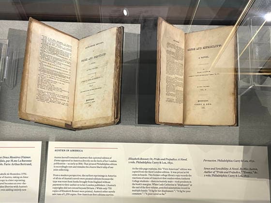 Jane Austen exhibition in New York