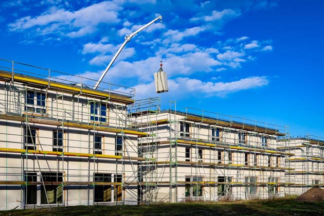 Number of building permits for flats increases significantly, archive images