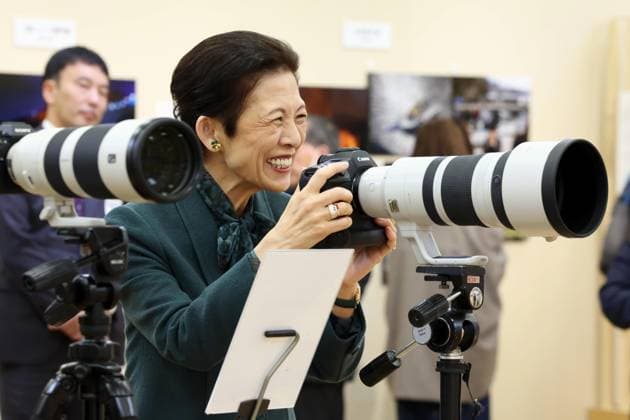 Princess Hisako of Japan visits photo exhibition in Tokyo