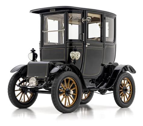 Baker Electric Model V, one of the first electric vehicles to be auctioned off