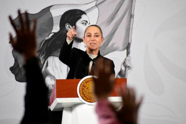 Mexico, Claudia Sheinbaum Press conference in Mexico City