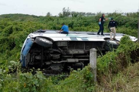 Mexico, bus accident at Veracruz