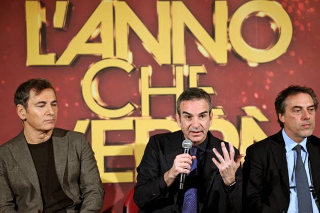 Italy, RAI New Years Eve programme press conference in Catanzaro