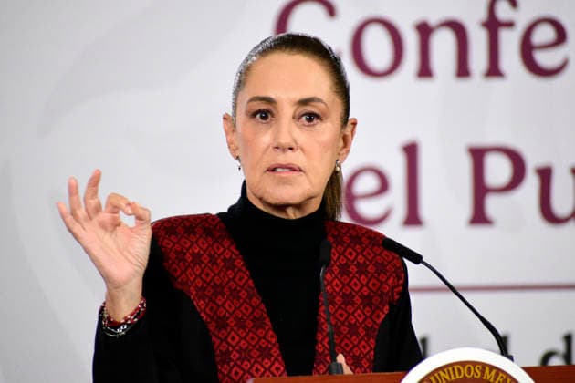 Mexico, Claudia Sheinbaum Press conference in Mexico City