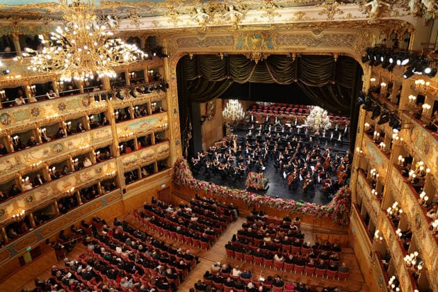 Italy, New Years concert at the Teatro La Fenice in Venice