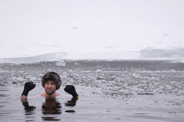 Canada, New Years swimming in Dartmouth