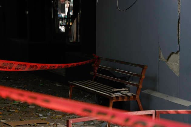 Mexico, earthquake damage in Chilpancingo