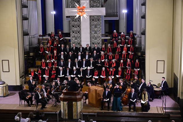 Christmas Oratorio by Johann Sebastian Bach in the Kreuzkirche in Görlitz