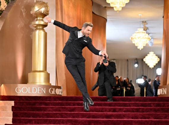 Golden Globes in Los Angeles, Red Carpet