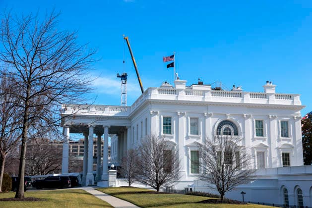 USA, Judge halts construction of Donald Trump's new White House ballroom, archive images