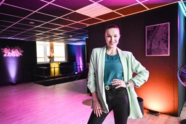 Ekaterina Katja Graf in dance school in Essen