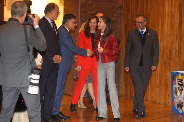Queen Letizia of Spain attends forum organised by UNICEF and WHO in Madrid