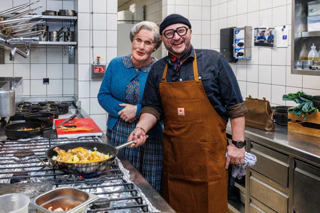 Cookery tuition for Mrs Doubtfire from TV chef Sebastian Lege in Düsseldorf