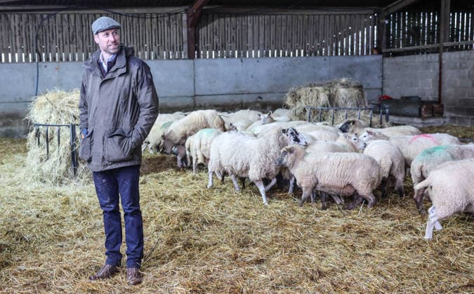 Prince William visits Bridge End Farm in Herefordshire