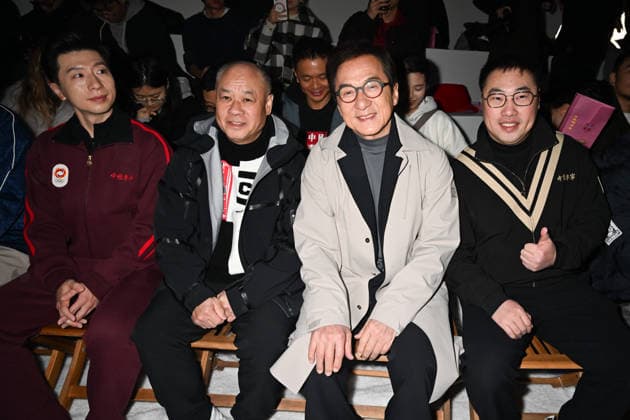 Milan Fashion Week, guests of the Li-ning fashion show