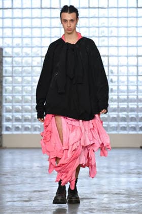Milan Fashion Week, Simon Cracker fashion show and guests
