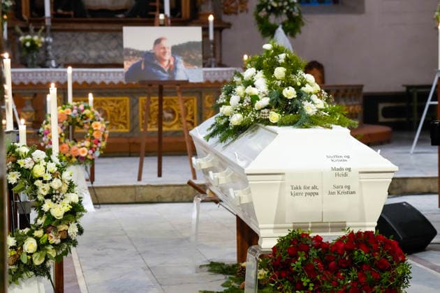 Oslo, funeral service for actor Sverre Anker Ousdal