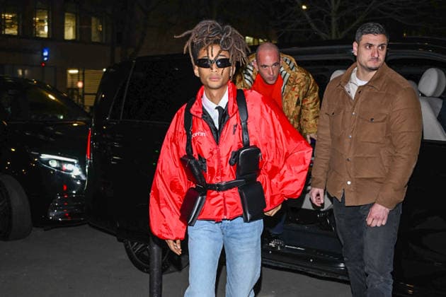 Jada Pinkett Smith out and about in Paris with son Jaden Smith