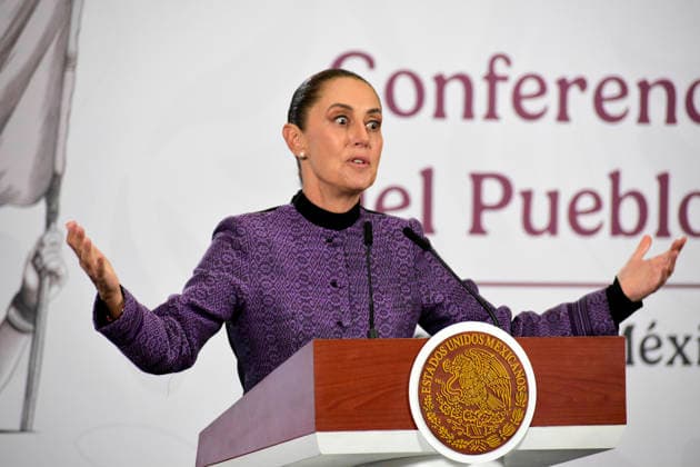 Mexico, Claudia Sheinbaum Press conference in Mexico City