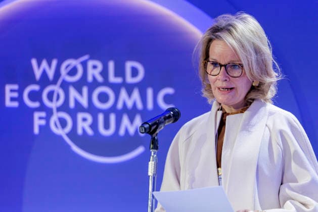 World Economic Forum in Davos - Queen Mathilde of Belgium