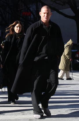 Channing Tatum on the road in New York