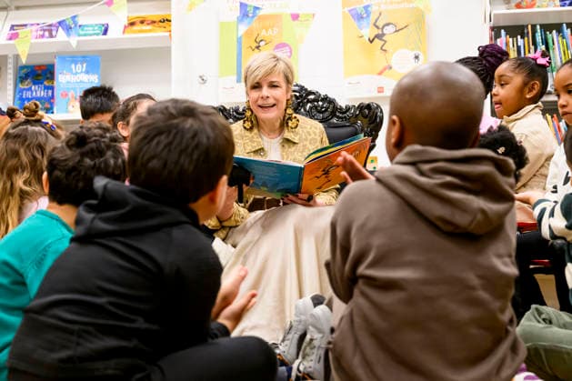 The Netherlands, Princess Laurentien at the National Reading Breakfast,