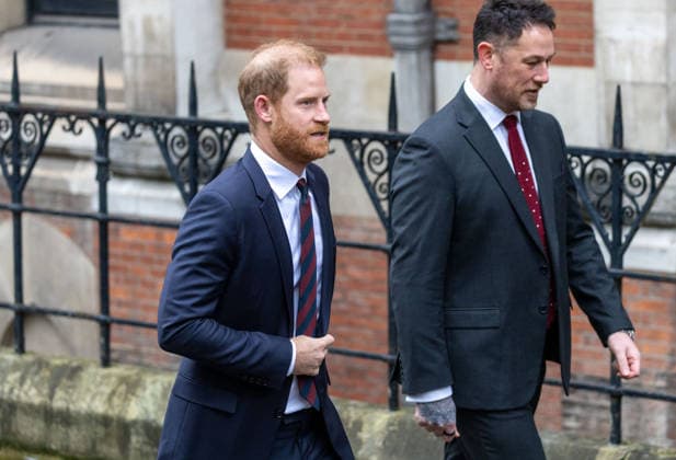 Great Britain, Prince Harry at court hearing in London
