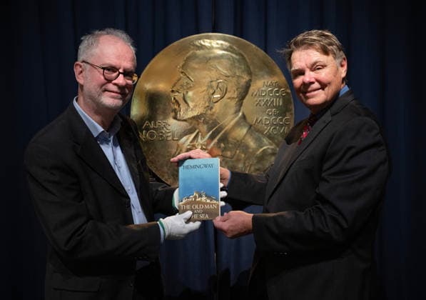 Norway, edition of Ernest Hemingway's The Old Man and the Sea comes to the Nobel Prize Museum in Oslo