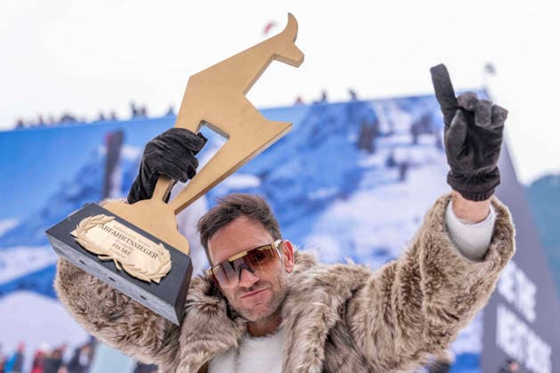Kitzbühel, Hahnenkamm, celebrities on the Streif